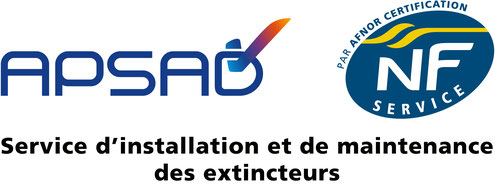QUALIFEU est certifiée APSAD & NF service, cetifiication indispensable pour un prestataire professionnel de qualité.