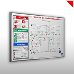 Le plan d'évacuation ou d'intervention facilite l'intervention des pompiers et l'évacuation des personnes sur place. Ils sont obligatoires sous certaines conditions.
